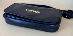 VERSACE - Tag Mini Flap Leather Shoulder Bag - Mega Cash Sydney