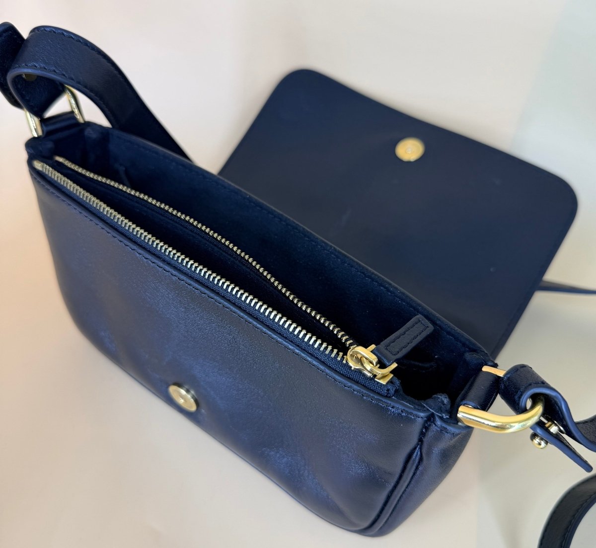 VERSACE - Tag Mini Flap Leather Shoulder Bag - Mega Cash Sydney