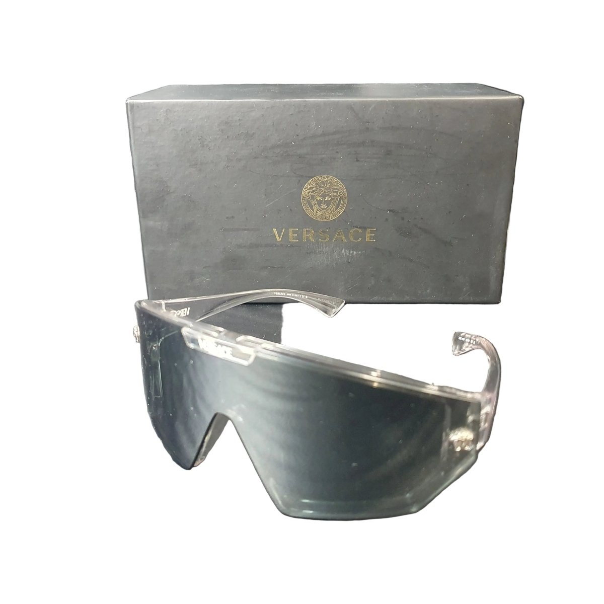 Versace - VE4461 - Frame Transparent Lenses Grey - Sunglasses - Mega Cash Sydney