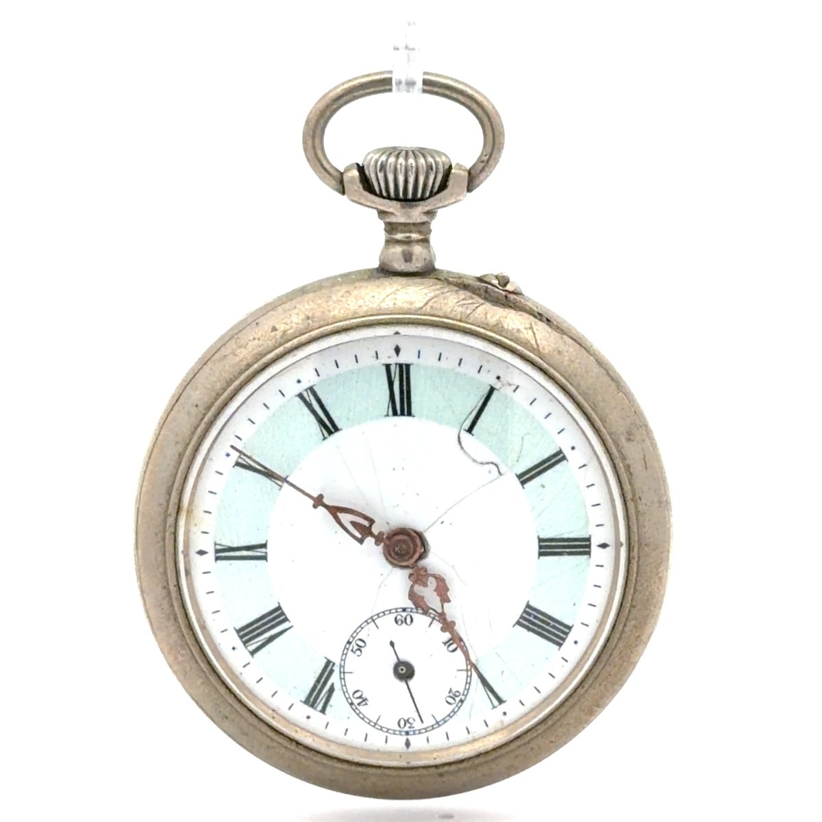 Vintage Argentan Pocket Watch with Roman Numerals (Read Condition) - Mega Cash Sydney