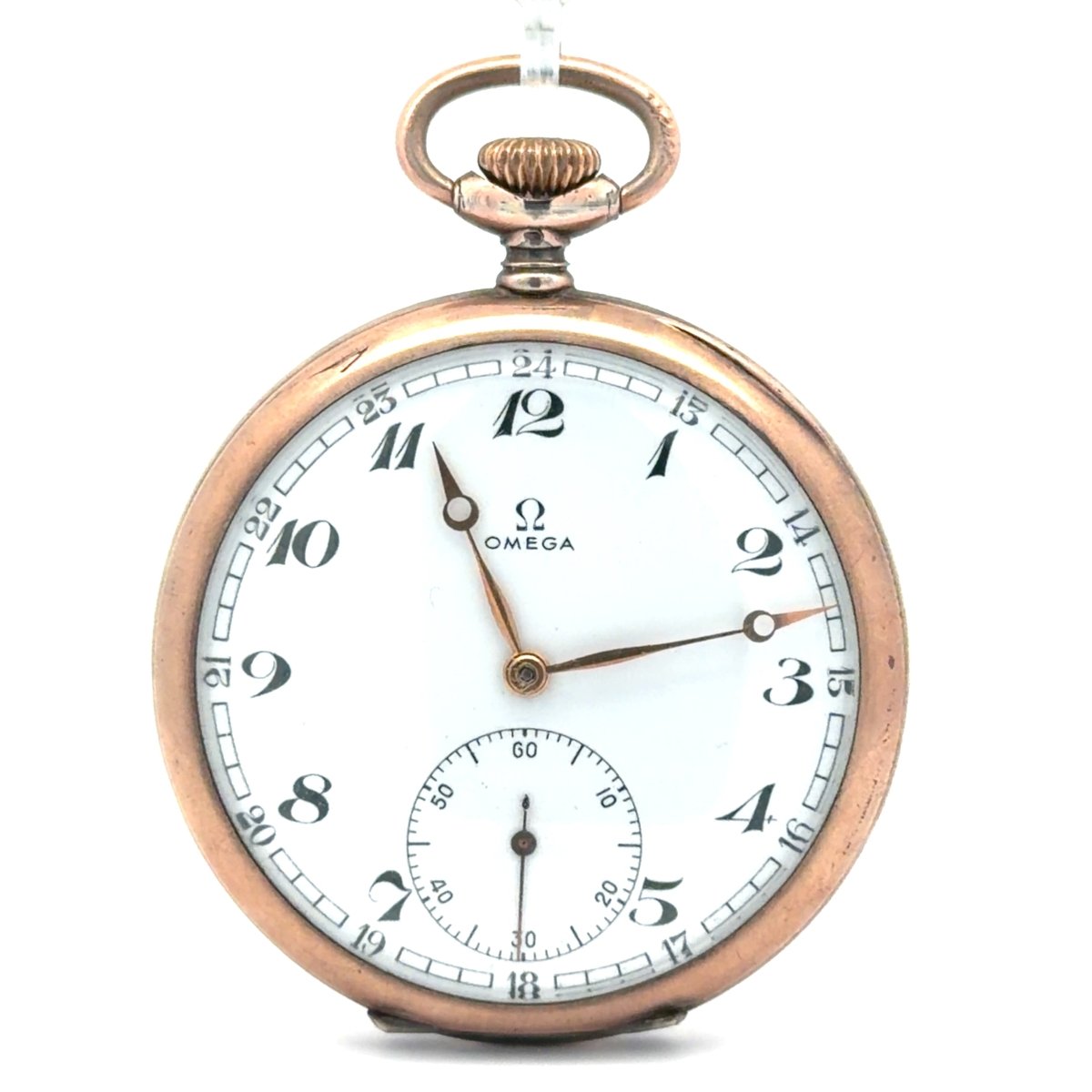 Vintage Omega Silver Pocket Watch with Sub-Seconds Dial - Mega Cash Sydney