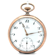 Vintage Omega Silver Pocket Watch with Sub-Seconds Dial - Mega Cash Sydney