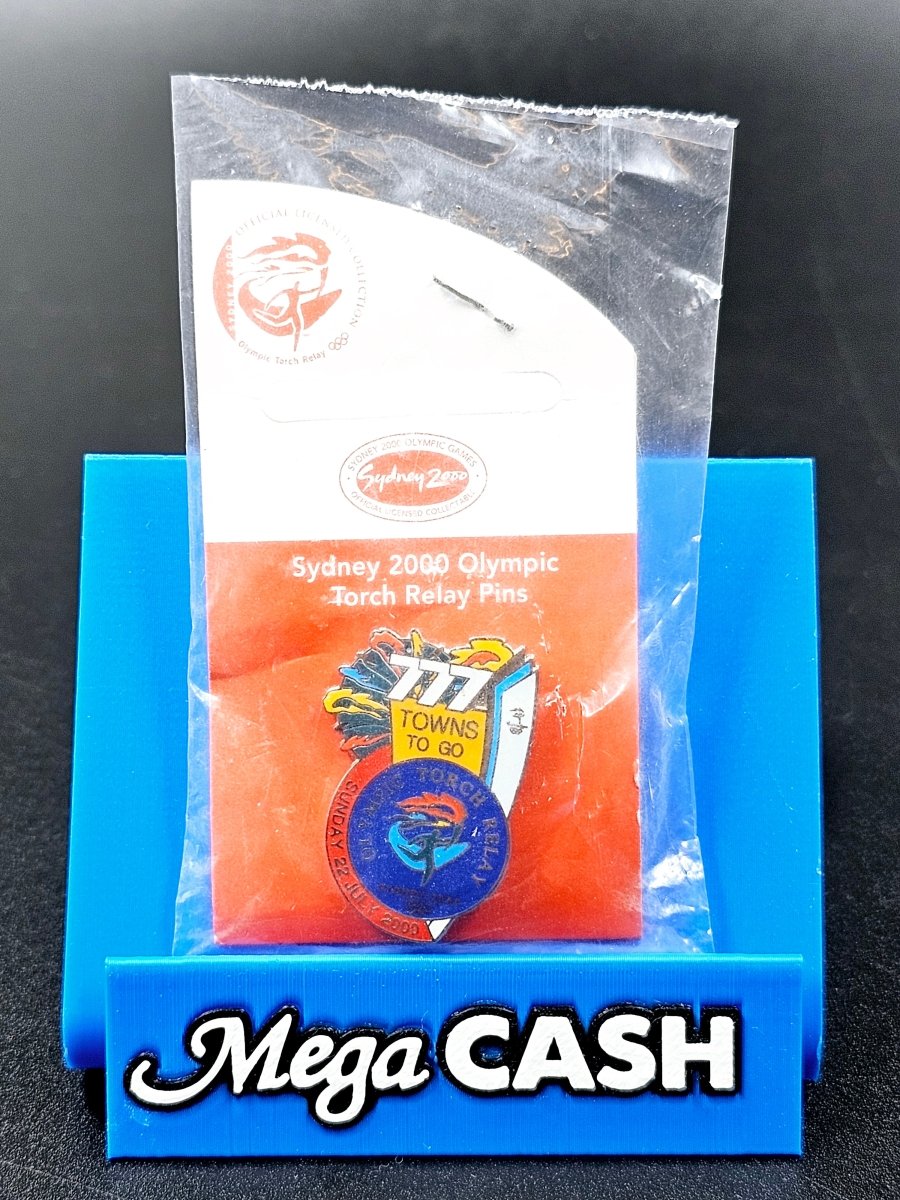 Vintage Sydney 2000 Olympic Pins "777 Towns to Go" Olympic Torch Relay - Sealed! - Mega Cash Sydney
