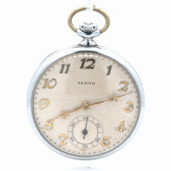 Vintage Zenith Silver Pocket Watch - Mega Cash Sydney
