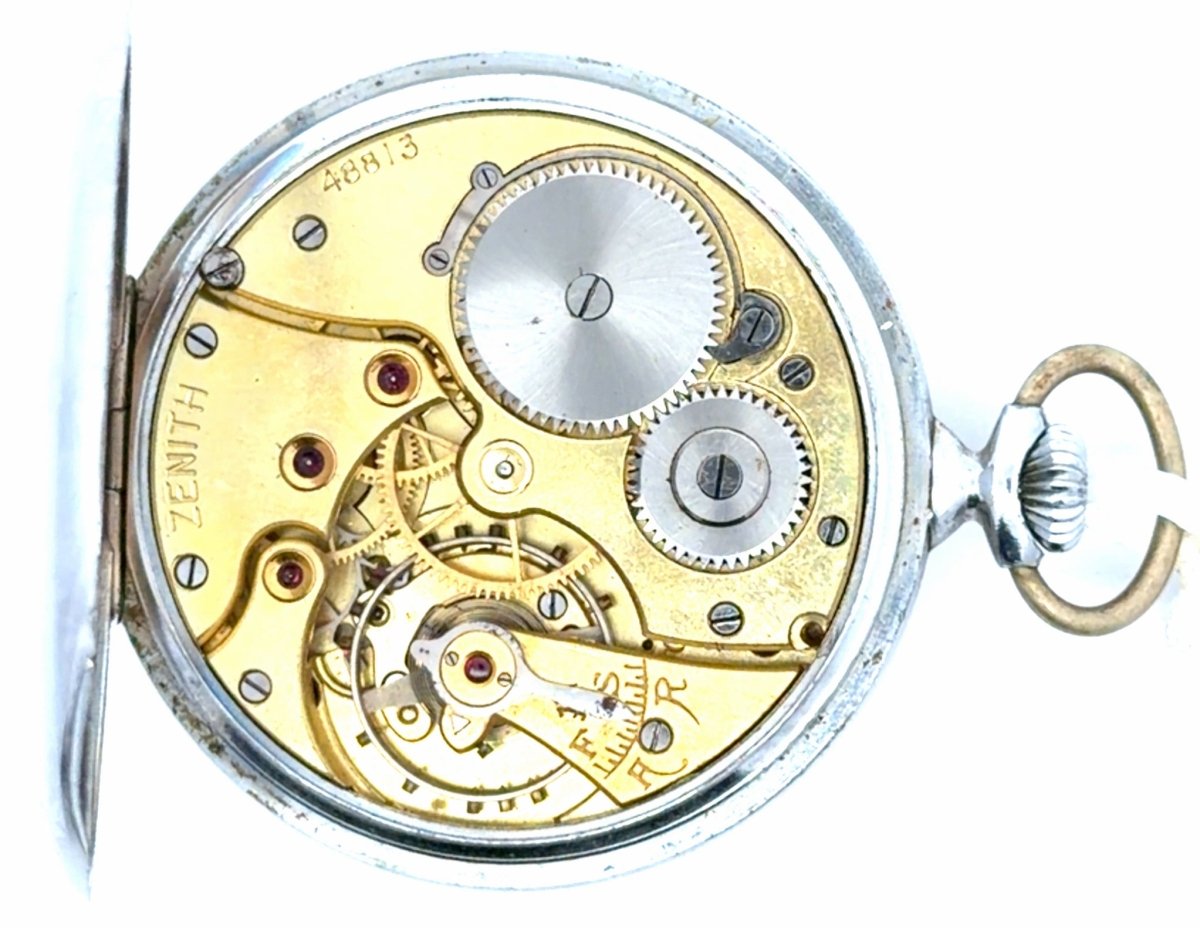 Vintage Zenith Silver Pocket Watch - Mega Cash Sydney