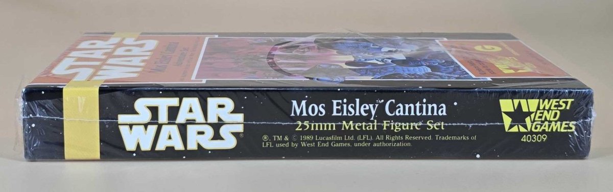 West End Games 1989 Star Wars Mos Eisley Cantina Adventure Set - 10 Piece 25mm Metal Figures in Box - Mega Cash Sydney