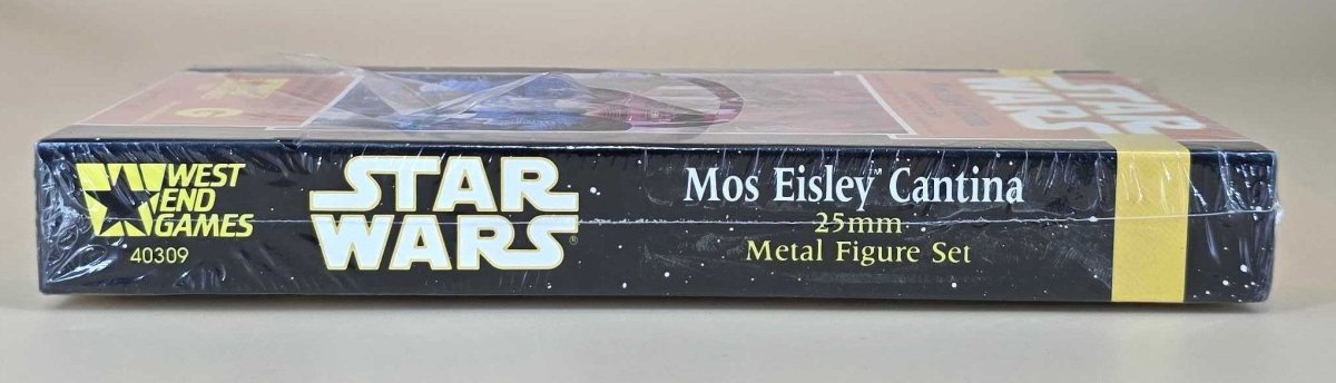 West End Games 1989 Star Wars Mos Eisley Cantina Adventure Set - 10 Piece 25mm Metal Figures in Box - Mega Cash Sydney