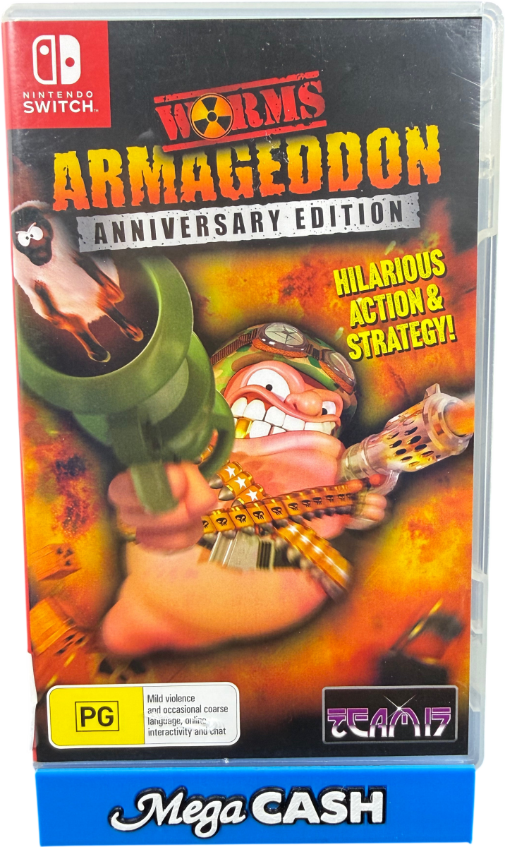 Worms Armageddon Anniversary Edition - Nintendo Switch Game - Mega Cash Sydney