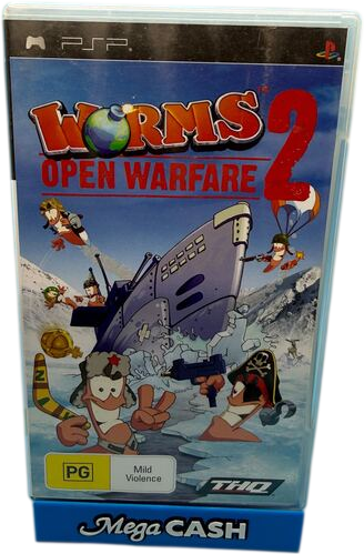 WORMS OPEN WARFARE 2 - PSP GAME - Mega Cash Sydney