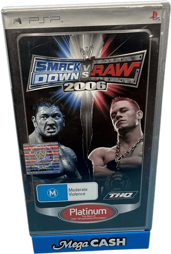 WWE SMACK DOWN VS RAW 2006 - PSP GAME - Mega Cash Sydney