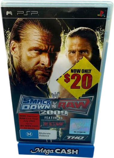 WWE SMACK DOWN VS RAW 2009 - PSP GAME - Mega Cash Sydney