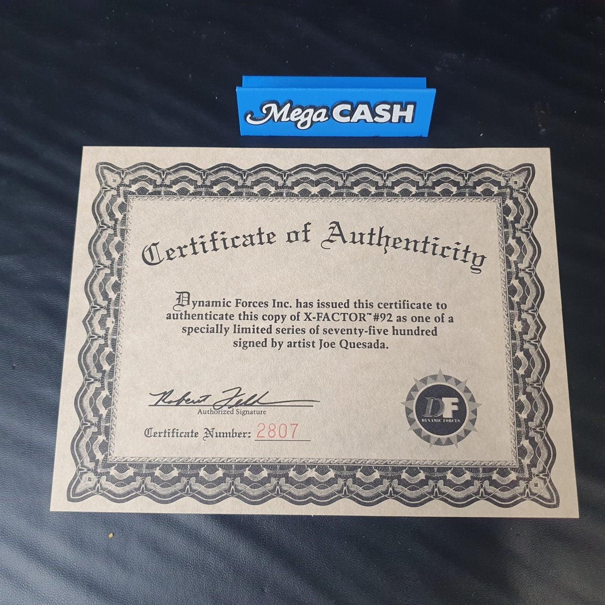 X - FACTOR - Volume 1 No92 1993 - Marvel Comics + COA + Signed - Mega Cash Sydney