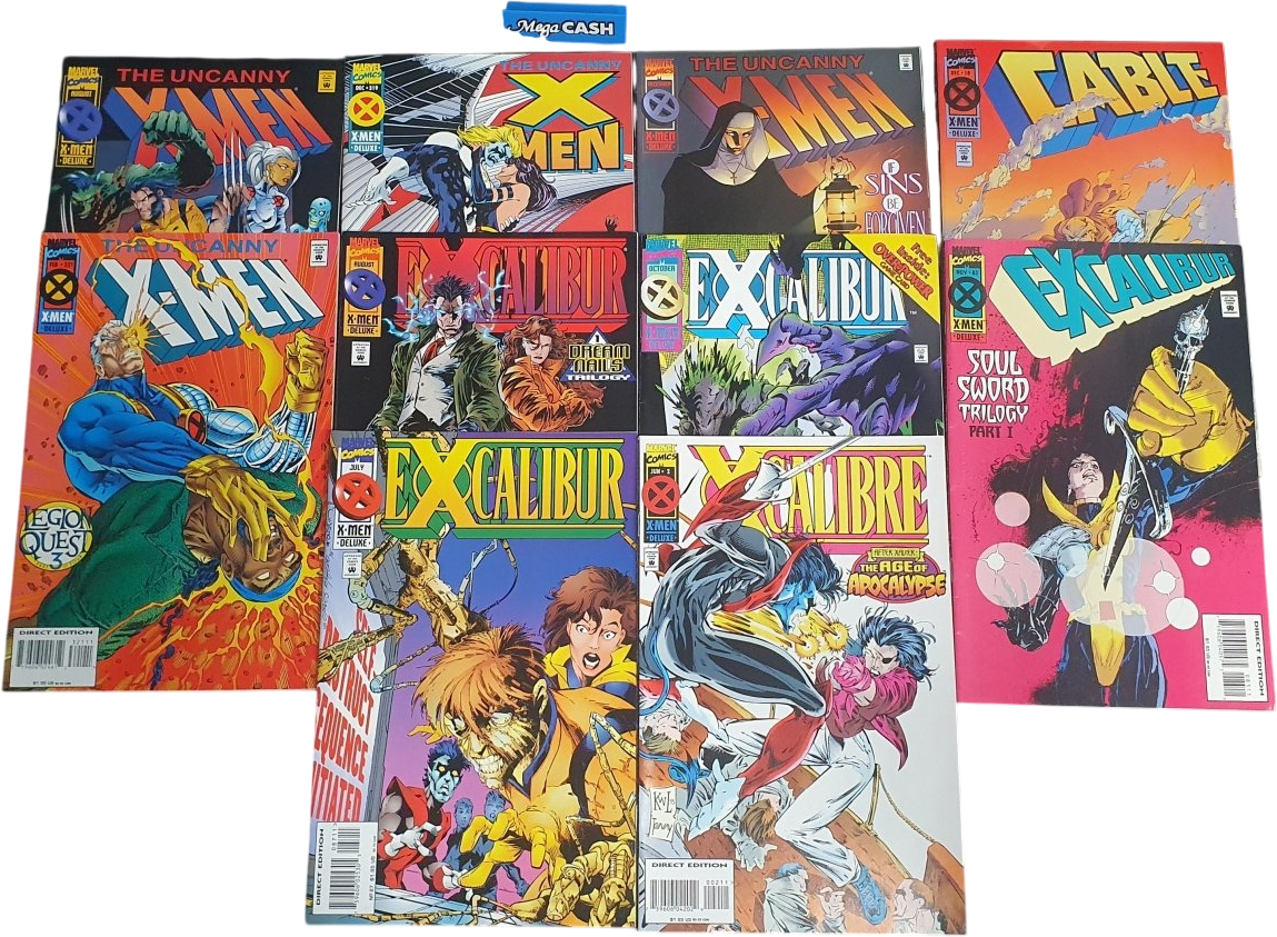 X - Men Deluxe - Marvel Comics - 10 x Various Comics - Mega Cash Sydney