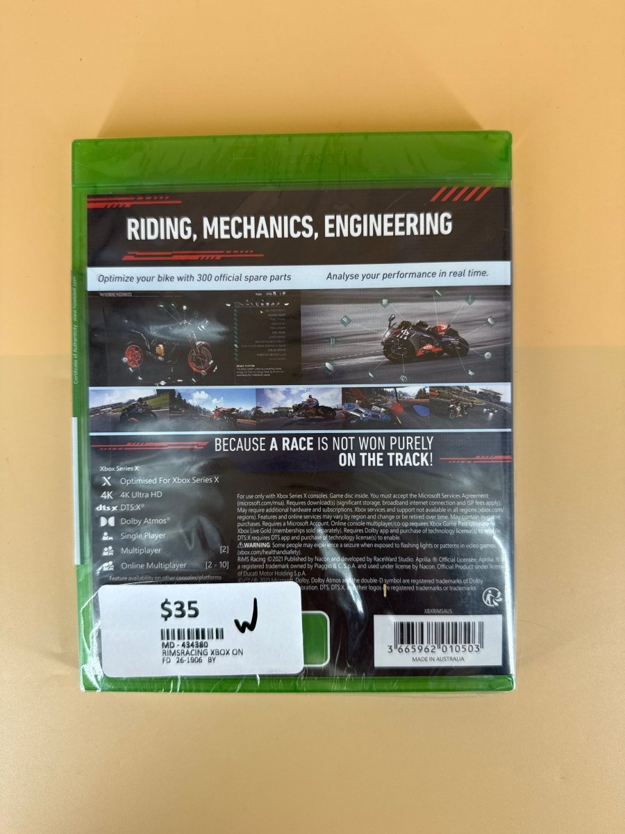 Xbox Series X Game - Rims Racing - Mega Cash Sydney