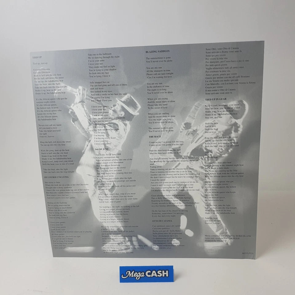 YELLO - "Flag" - LP RECORD - Music on Vinyl – MOVLP535 - Mega Cash Sydney