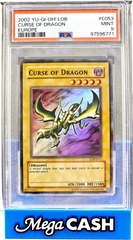 Yu Gi Oh! 2002 Curse of Dragon Europe LOB - E053 PSA 9 - Mega Cash Sydney