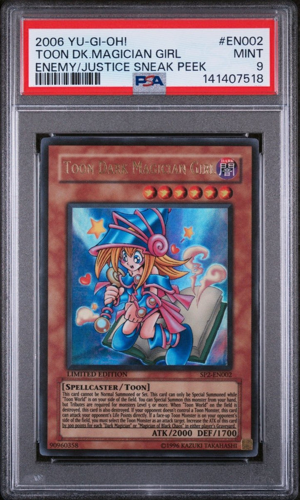 遊戯王 Toon Dark Magician Girl PSA 9 YU-GI-OH Toon Dark Magician Girl PSA 9