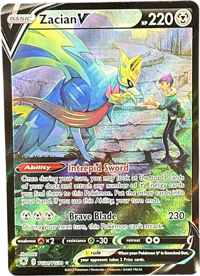 Zacian V - Astral Radiance - TG21/TG30 - Mega Cash Sydney