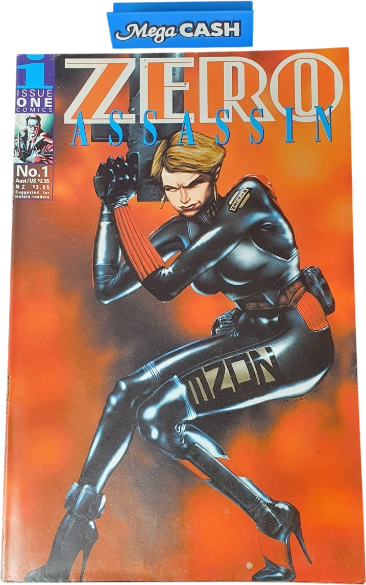 ZERO ASSASSIN - Australian Comic - Volume 1 Issue  1 - 1994 - Mega Cash Sydney