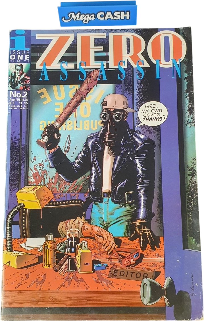 ZERO ASSASSIN - Australian Comic - Volume 1 Issue  2 - 1995 - Mega Cash Sydney