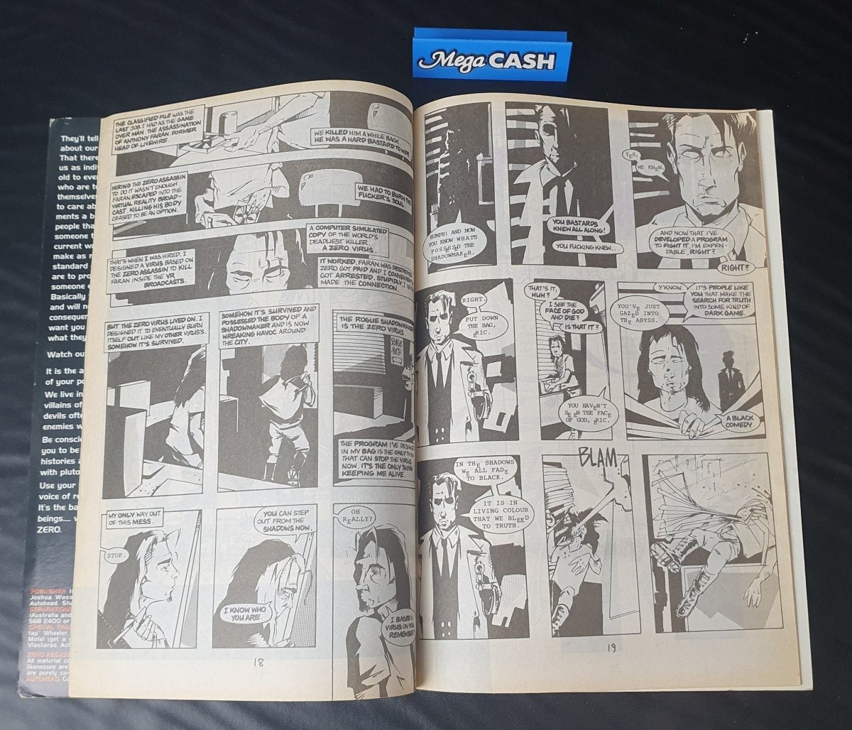ZERO ASSASSIN - Australian Comic - Volume 1 Issue  2 - 1995 - Mega Cash Sydney