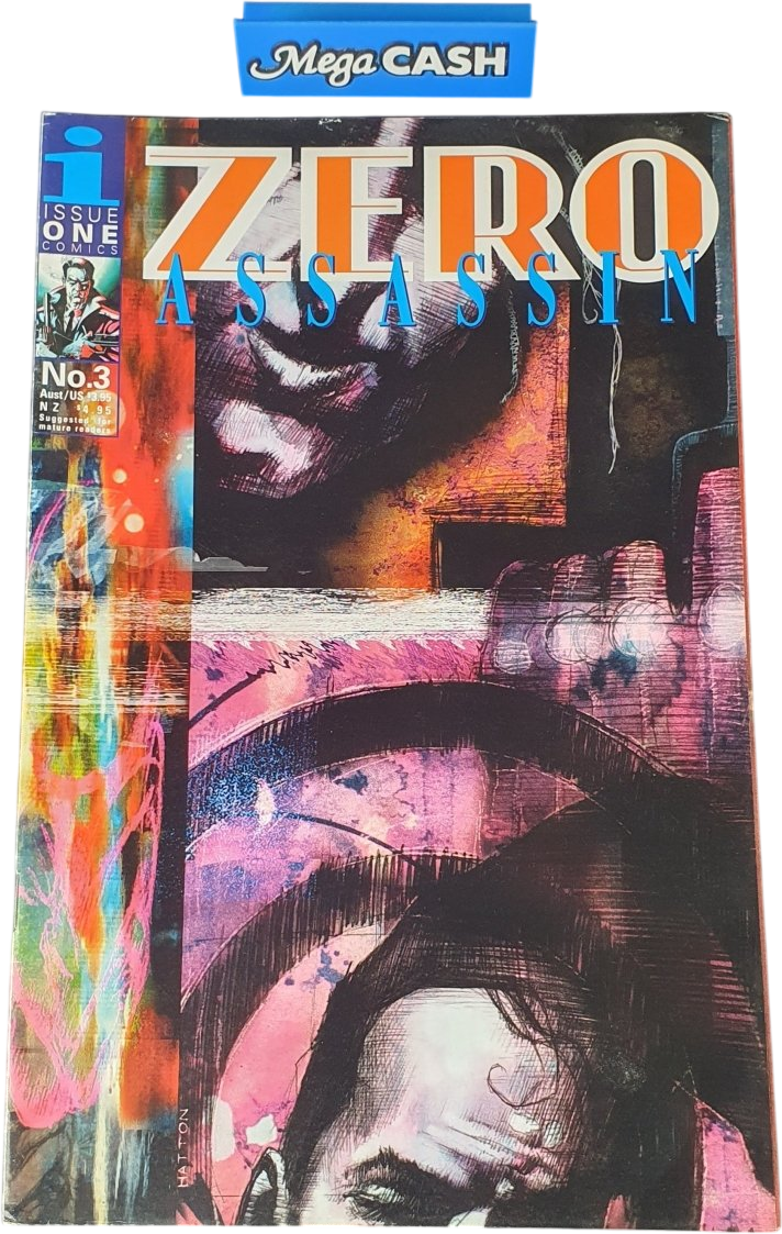 ZERO ASSASSIN - Australian Comic - Volume 1 Issue  3 - 1995 - Mega Cash Sydney