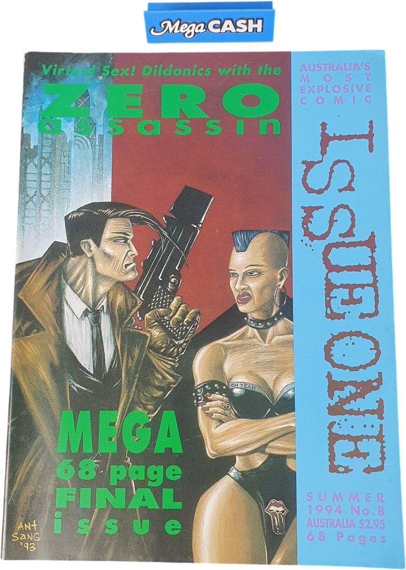 ZERO ASSASSIN - Australian Comic - Volume 1 Issue  8 - 1994 - Mega Cash Sydney