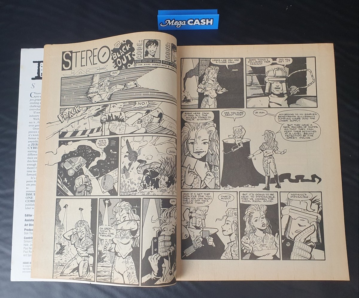 ZERO ASSASSIN - Australian Comic - Volume 1 Issue  8 - 1994 - Mega Cash Sydney