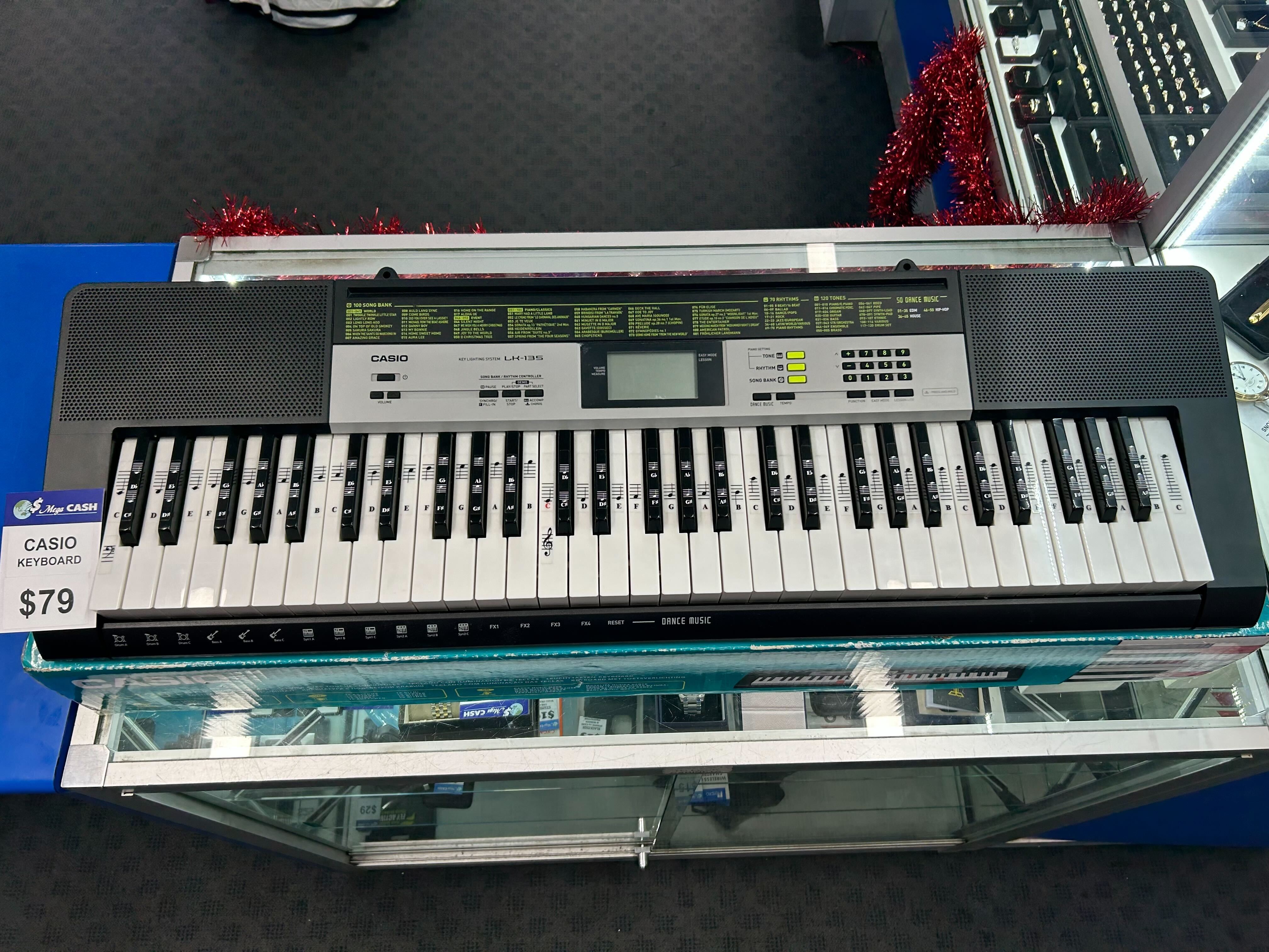 Buy Casio LK 135 Electronic Keyboard From a Pawn Shop St Marys