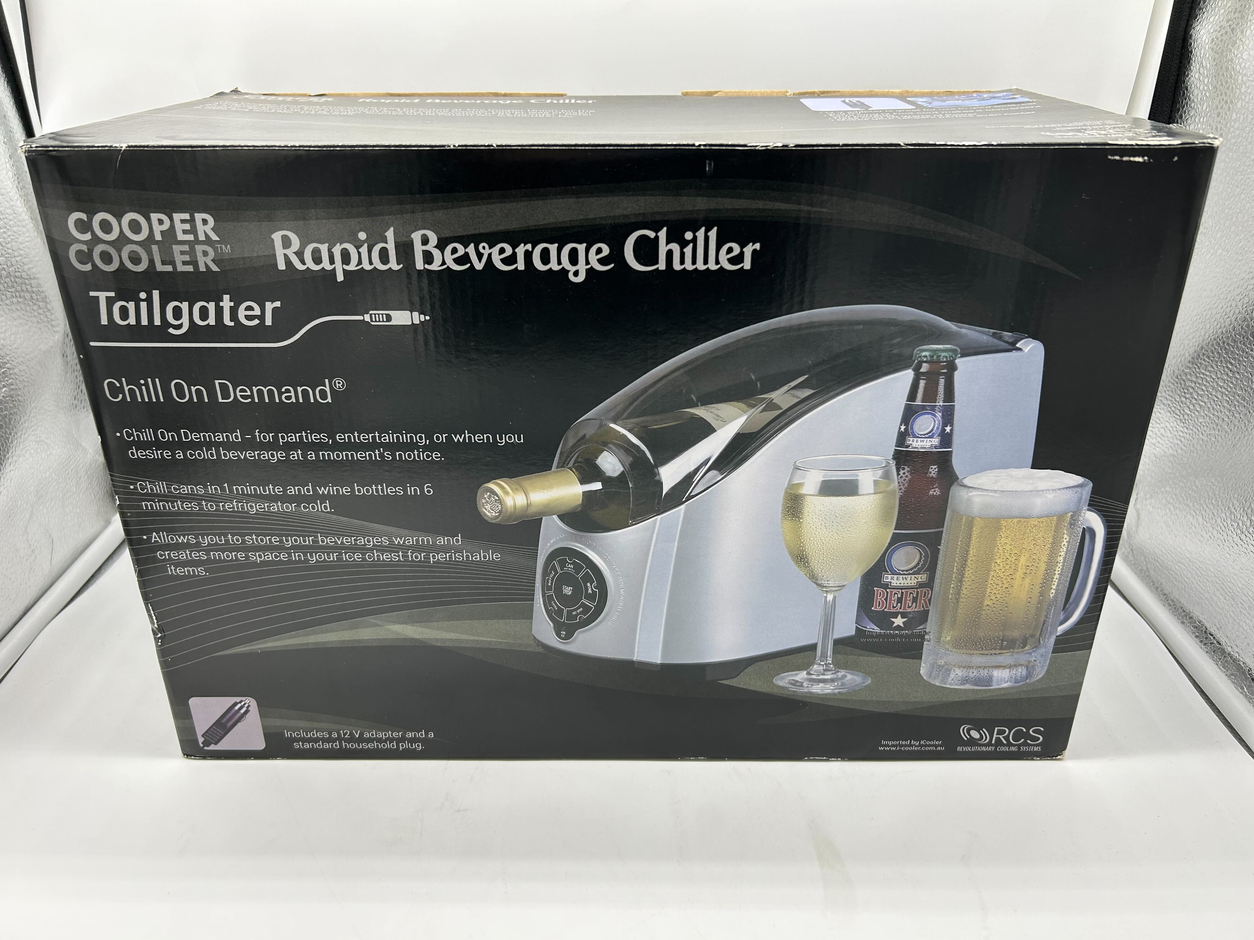 Buy Cooper Cooler Rapid Beverage & Wine Chiller HC02 TailGater From a ...